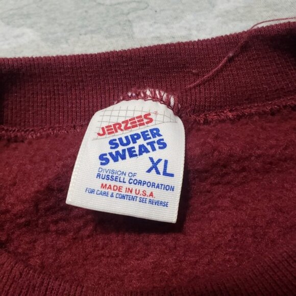 Vintage Destination Sweatshirt Mens XL Red Pullover Long Sleeve Made In USA - Picture 4 of 9